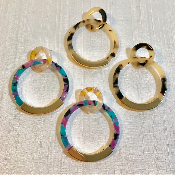 π Leopard Print Earrings π - Picture 5 of 5